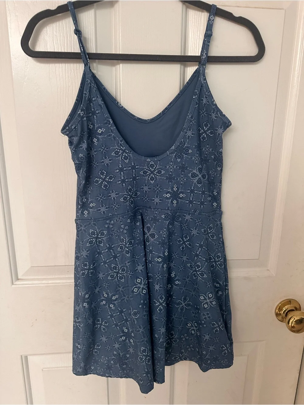 Womens Athletic Dress by JoyLab paisley blue, Size S